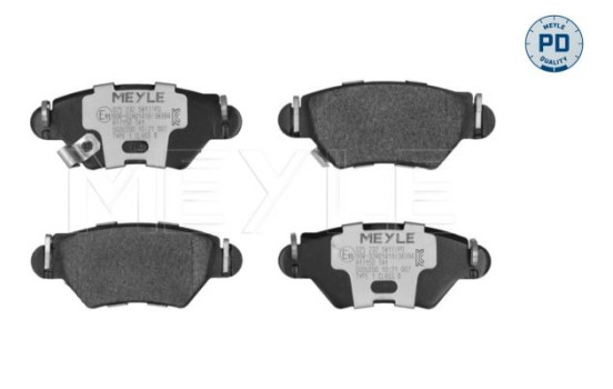 Kit de plaquettes de frein, frein à disque MEYLE-PD Quality 025 232 5817/PD, Image 3