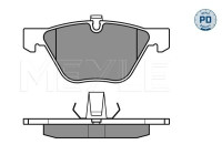 Kit de plaquettes de frein, frein à disque MEYLE-PD Quality 025 233 1320/PD