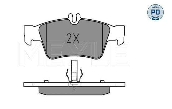Kit de plaquettes de frein, frein à disque MEYLE-PD Quality 025 233 3416/PD