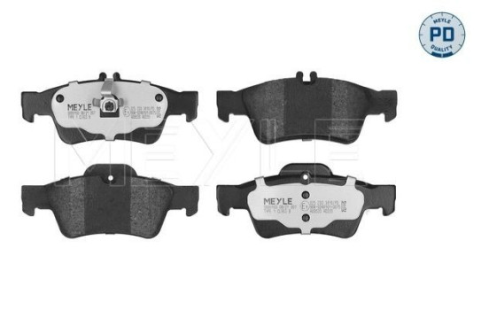Kit de plaquettes de frein, frein à disque MEYLE-PD Quality 025 233 3416/PD, Image 2