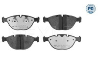 Kit de plaquettes de frein, frein à disque MEYLE-PD Quality 025 234 4821/PD