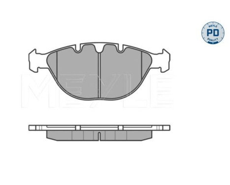 Kit de plaquettes de frein, frein à disque MEYLE-PD Quality 025 234 4821/PD, Image 2