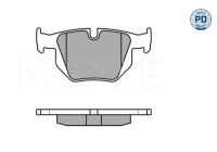 Kit de plaquettes de frein, frein à disque MEYLE-PD Quality 025 235 5017/PD