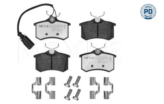 Kit de plaquettes de frein, frein à disque MEYLE-PD Quality 025 235 5417/PD, Image 2