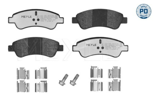 Kit de plaquettes de frein, frein à disque MEYLE-PD Quality 025 235 9919/PD, Image 2