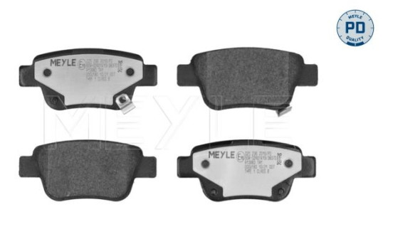 Kit de plaquettes de frein, frein à disque MEYLE-PD Quality 025 236 2016/PD, Image 3