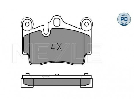 Kit de plaquettes de frein, frein à disque MEYLE-PD Quality 025 236 9417/PD