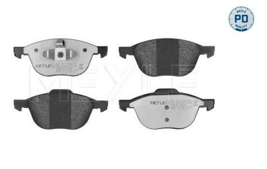 Kit de plaquettes de frein, frein à disque MEYLE-PD Quality 025 237 2318/PD, Image 3