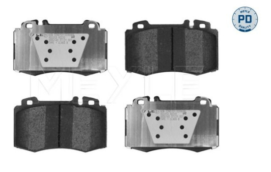 Kit de plaquettes de frein, frein à disque MEYLE-PD Quality 025 237 4517/PD, Image 2