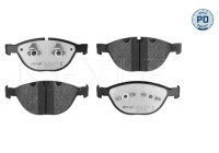 Kit de plaquettes de frein, frein à disque MEYLE-PD Quality 025 237 9120/PD