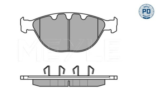 Kit de plaquettes de frein, frein à disque MEYLE-PD Quality 025 237 9120/PD, Image 2