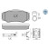 Kit de plaquettes de frein, frein à disque MEYLE-PD Quality 025 239 2120/PD
