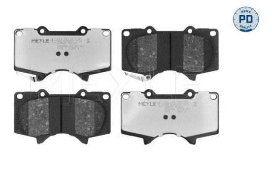Kit de plaquettes de frein, frein à disque MEYLE-PD Quality 025 240 2417/PD, Image 3