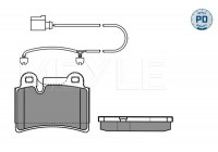 Kit de plaquettes de frein, frein à disque MEYLE-PD Quality 025 240 9717/PD