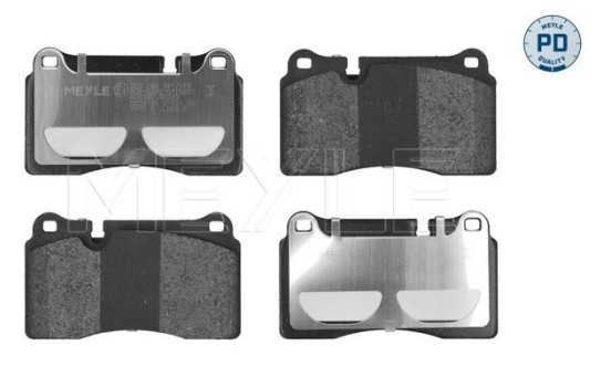 Kit de plaquettes de frein, frein à disque MEYLE-PD Quality 025 240 9817/PD, Image 2