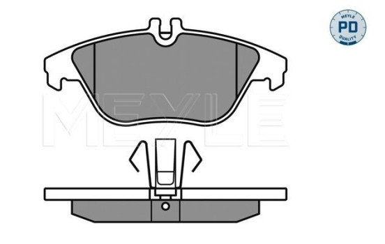 Kit de plaquettes de frein, frein à disque MEYLE-PD Quality 025 242 5317/PD