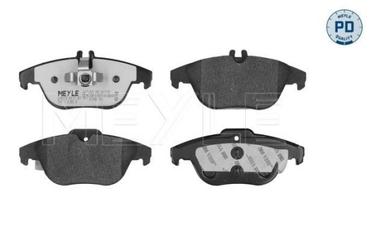 Kit de plaquettes de frein, frein à disque MEYLE-PD Quality 025 242 5317/PD, Image 3