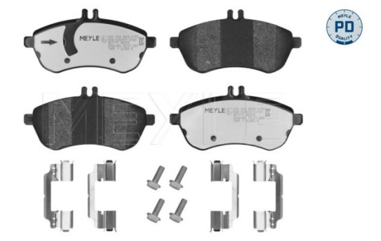 Kit de plaquettes de frein, frein à disque MEYLE-PD Quality 025 243 0620-2/PD, Image 2