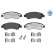 Kit de plaquettes de frein, frein à disque MEYLE-PD Quality 025 244 6519/PD, Vignette 2