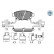 Kit de plaquettes de frein, frein à disque MEYLE-PD Quality 025 244 8617/PD