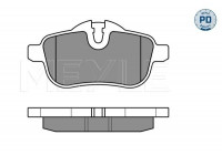 Kit de plaquettes de frein, frein à disque MEYLE-PD Quality 025 245 5918/PD