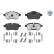 Kit de plaquettes de frein, frein à disque MEYLE-PD Quality 025 245 5918/PD, Vignette 3