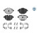 Kit de plaquettes de frein, frein à disque MEYLE-PD Quality 025 245 6118/PD, Vignette 2