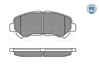 Kit de plaquettes de frein, frein à disque MEYLE-PD Quality 025 246 3217/PD