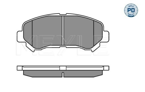 Kit de plaquettes de frein, frein à disque MEYLE-PD Quality 025 246 3217/PD