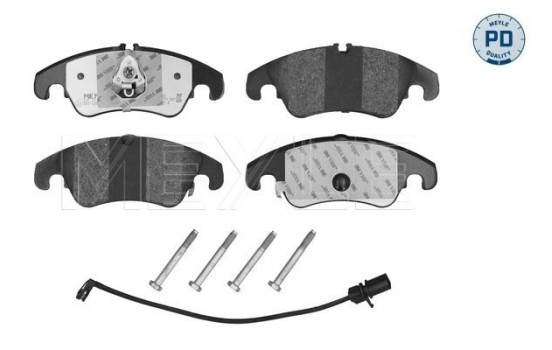 Kit de plaquettes de frein, frein à disque MEYLE-PD Quality 025 247 4319/PD, Image 2