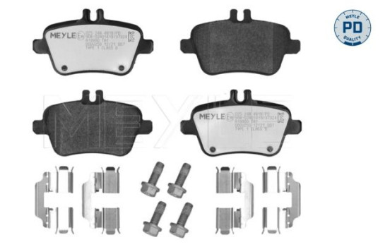 Kit de plaquettes de frein, frein à disque MEYLE-PD Quality 025 248 4818/PD, Image 2