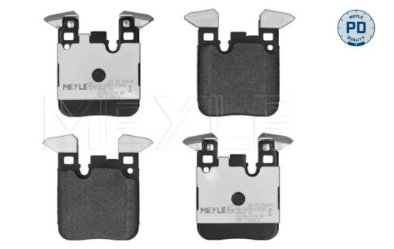 Kit de plaquettes de frein, frein à disque MEYLE-PD Quality 025 250 2916/PD, Image 2