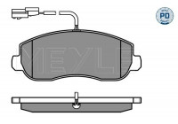 Kit de plaquettes de frein, frein à disque MEYLE-PD Quality 025 251 4718/PD