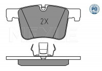 Kit de plaquettes de frein, frein à disque MEYLE-PD Quality 025 251 9919/PD