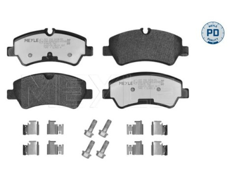 Kit de plaquettes de frein, frein à disque MEYLE-PD Quality 025 256 0418/PD, Image 3