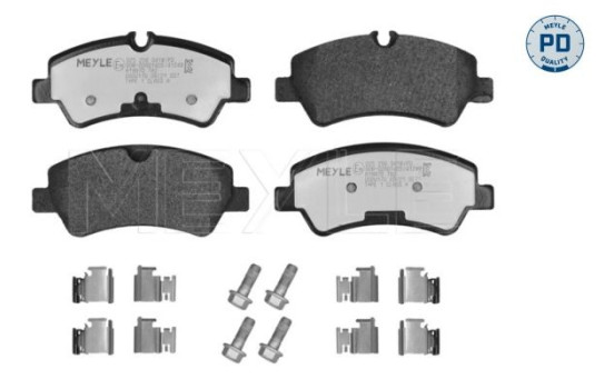 Kit de plaquettes de frein, frein à disque MEYLE-PD Quality 025 256 0418/PD, Image 3