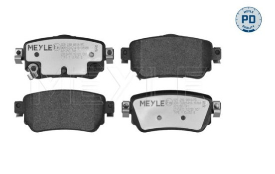Kit de plaquettes de frein, frein à disque MEYLE-PD Quality 025 259 6515/PD, Image 3