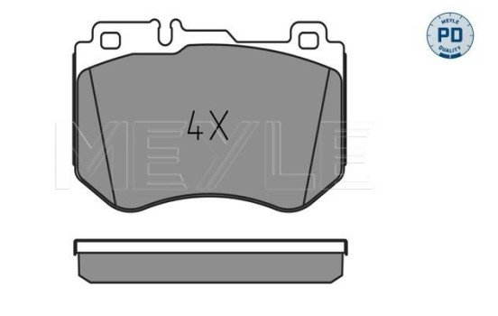 Kit de plaquettes de frein, frein à disque MEYLE-PD Quality 025 259 9719/PD