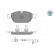 Kit de plaquettes de frein, frein à disque MEYLE-PD Quality 025 261 5820/PD