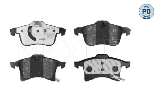 Kit de plaquettes de frein, frein à disque MEYLE-PD Quality 025 283 3219/PD, Image 3
