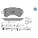 Kit de plaquettes de frein, frein à disque MEYLE-PD Quality 025 292 0020/PD