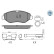 Kit de plaquettes de frein, frein à disque MEYLE-PD Quality 025 292 2920/PD