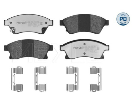 Kit de plaquettes de frein, frein à disque MEYLE-PD Quality, Image 4