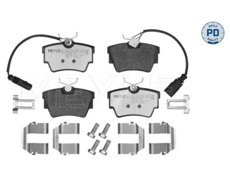 Kit de plaquettes de frein, frein à disque MEYLE-PD Quality, Image 3