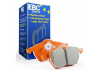 Kit de plaquettes de frein, frein à disque Orangestuff DP92158 EBC