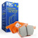 Kit de plaquettes de frein, frein à disque Orangestuff DP92158 EBC