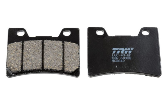 Kit de plaquettes de frein, frein à disque Organic Allround MCB642 TRW