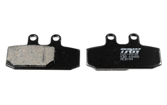 Kit de plaquettes de frein, frein à disque Organic Allround MCB749 TRW