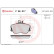 Kit de plaquettes de frein, frein à disque P 06 017 Brembo, Vignette 2