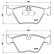 Kit de plaquettes de frein, frein à disque P 06 022 Brembo, Vignette 2